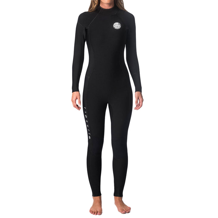 Rip Curl 3/2 Dawn Patrol Back Zip Wetsuit - Women's Black