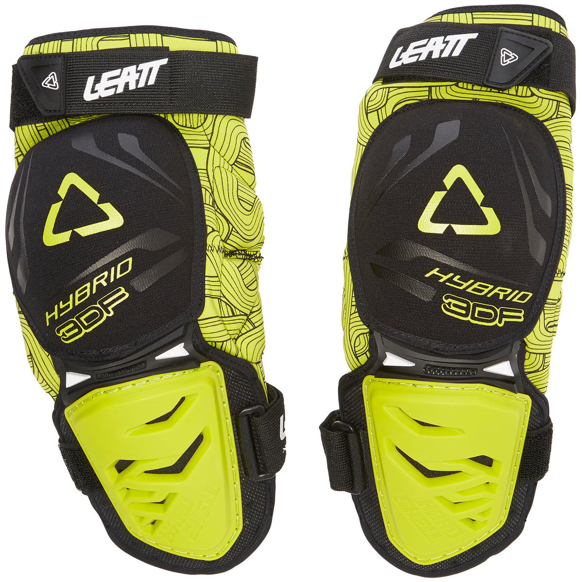 Leatt 3DF Hybrid Knee Guard Black/Lime