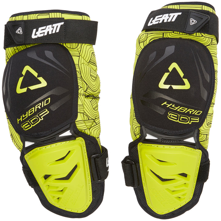 Leatt 3DF Hybrid Knee Guard Black/Lime