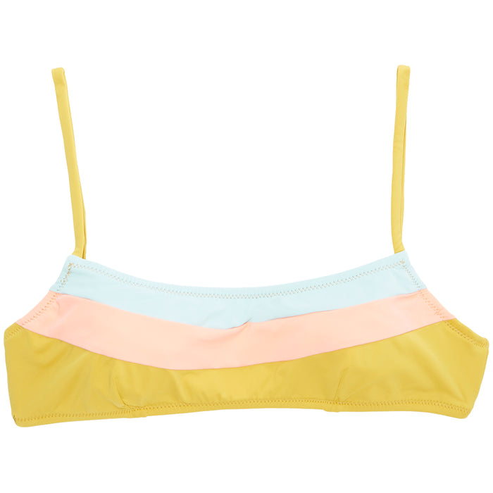 Rhythm North Shore Scoop Bikini Top - Women's Chartreuse