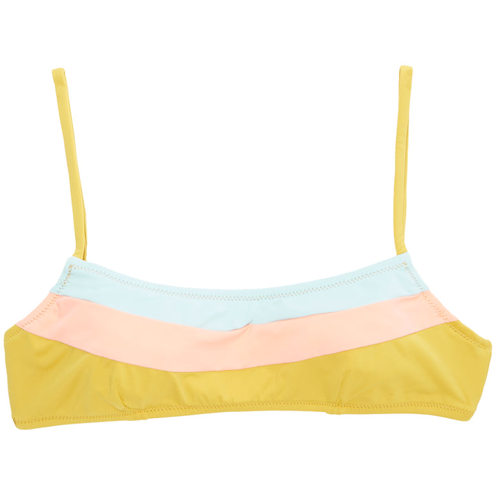 Rhythm North Shore Scoop Bikini Top - Women's Chartreuse