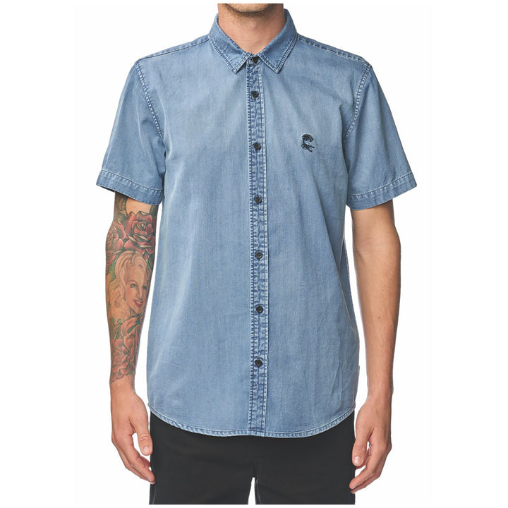 Globe Scorpio Short-Sleeve Shirt Bruise Blue