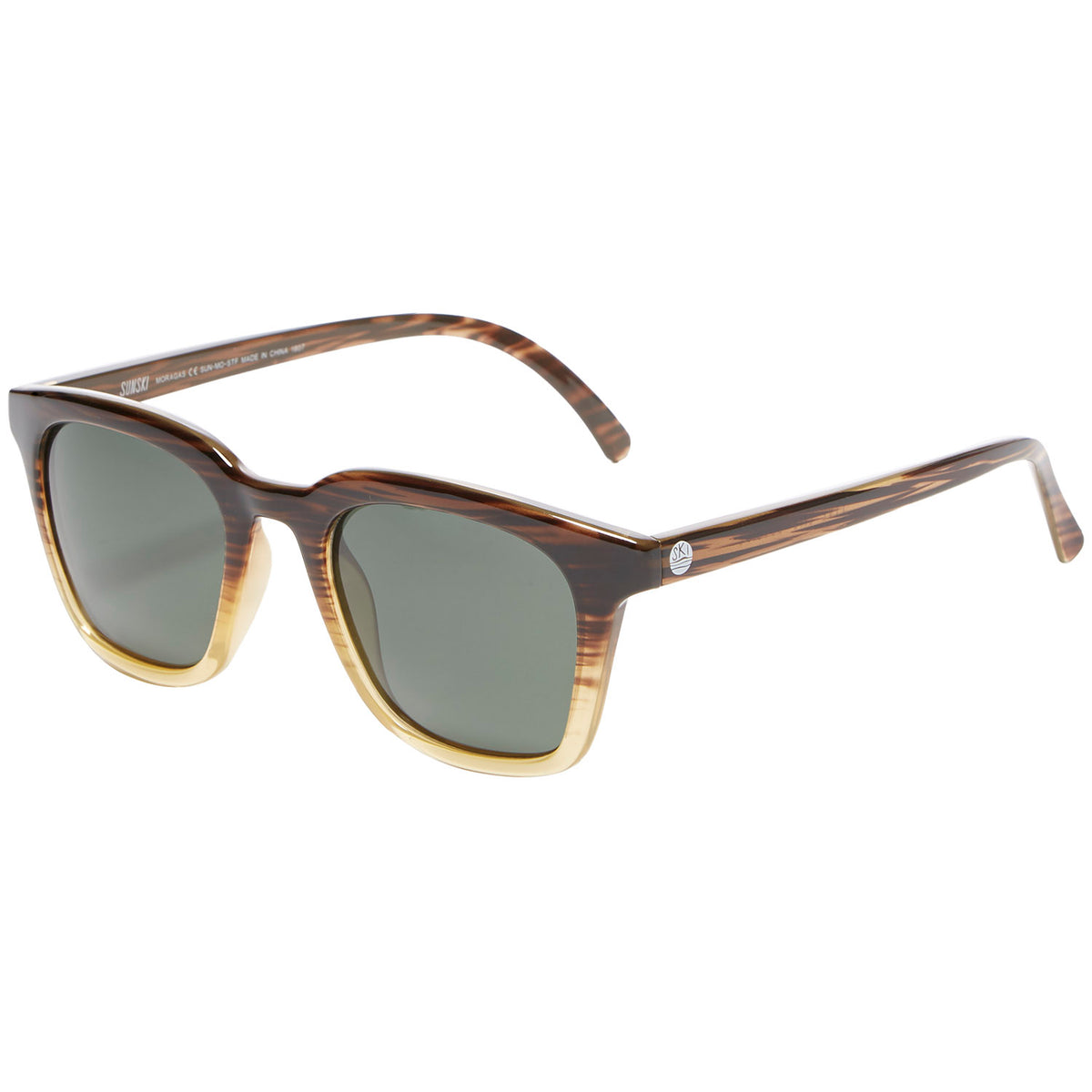 Sunski Moraga Sunglasses Black Tortoise/Slate Polarized