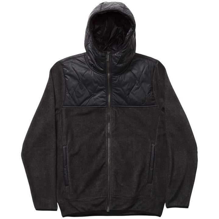 Holden Sherpa Hybrid Zip-Up Jacket Black