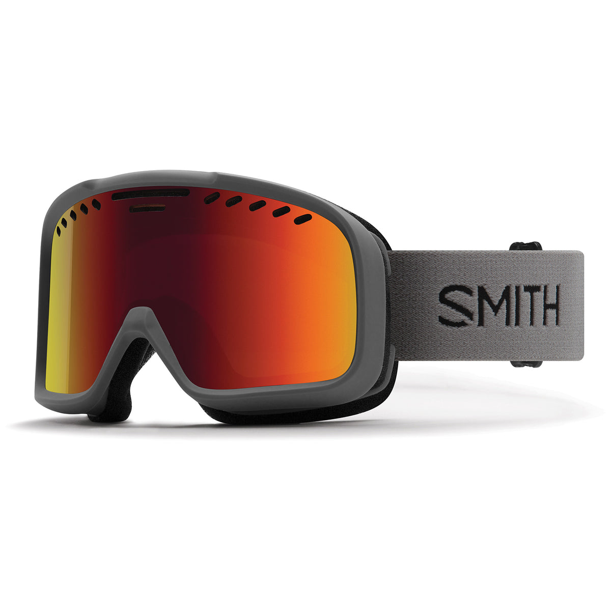 Smith Project Asian Fit Goggles Charcoal/Red Sol-X Mirror