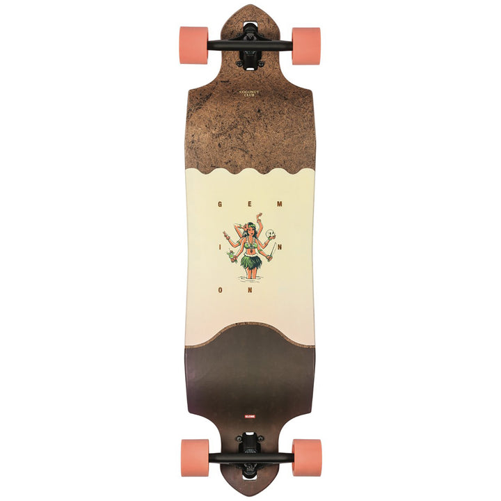Globe Geminon Micro Drop Longboard Complete Coconut Hula