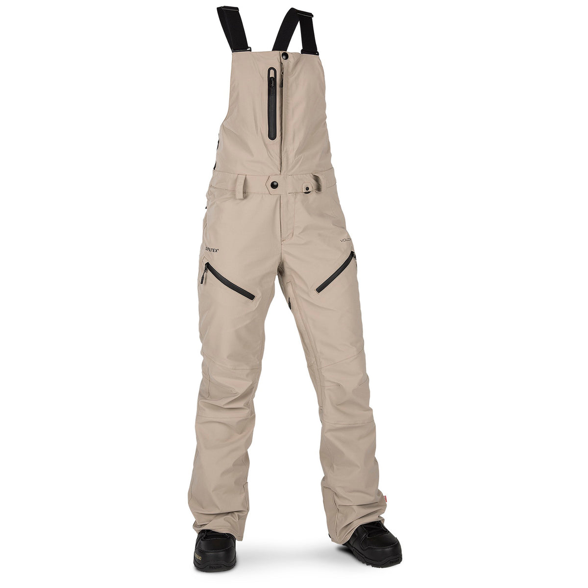 Volcom Elm GORE-TEX Bib Overalls - Women's Sand Brown