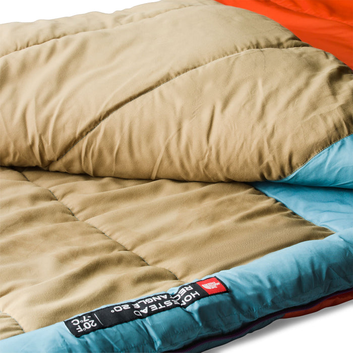 The North Face Homestead Rec Sleeping Bag Papaya Orange/Shady Blue