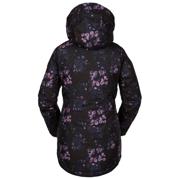 Volcom Shelter 3D Stretch Jacket - Women's Black Floral Print