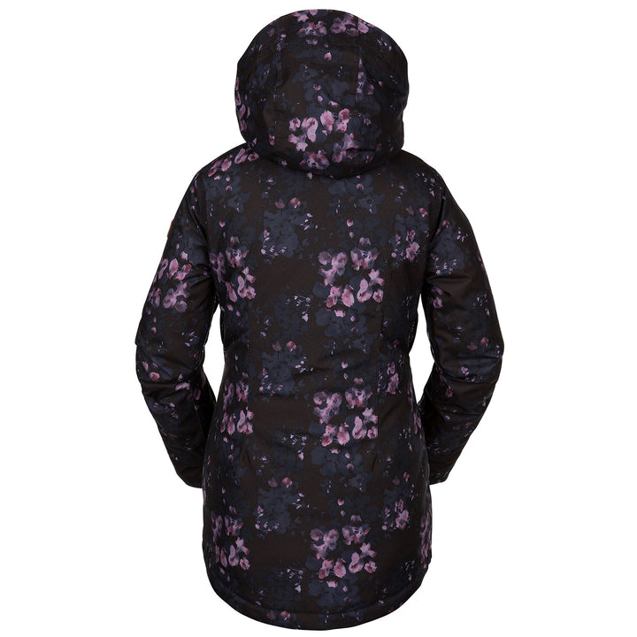 Volcom Shelter 3D Stretch Jacket - Women's Black Floral Print