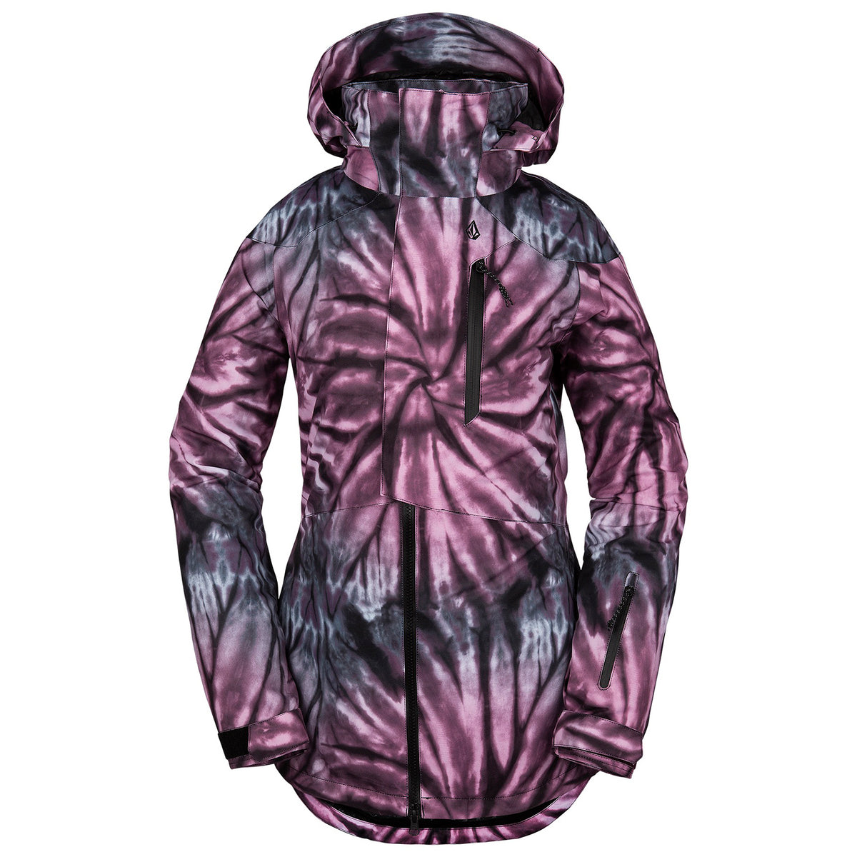 Volcom Pine 2L TDS Jacket - Women's Tie-Dye Print Purple