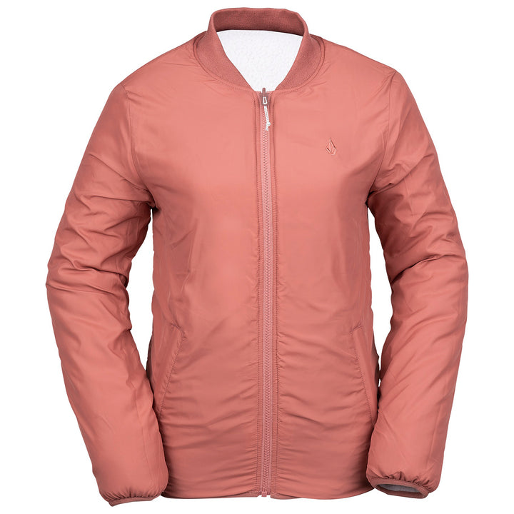 Volcom Reversible Polar Jacket - Women's Mauve