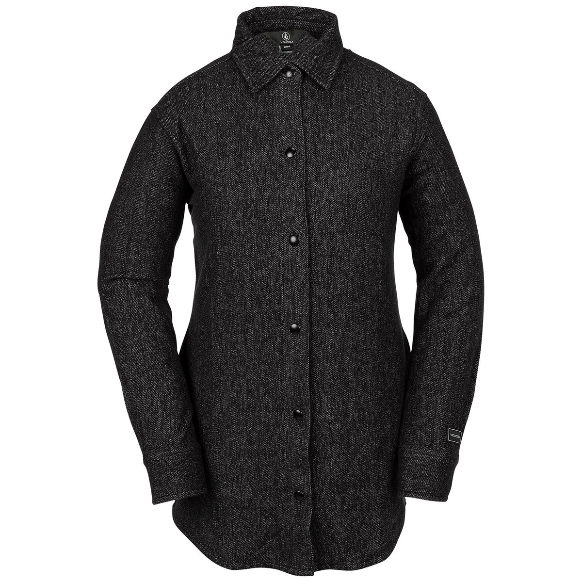 Volcom Jenny Flannel Jacket - Women's Heather Black