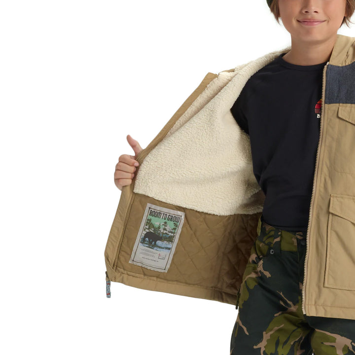 Burton Castable Jacket - Boys' Kelp/Denim
