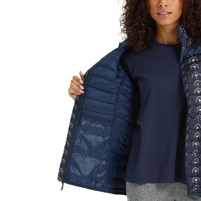 Burton Lyndon Evergreen Synthetic Down Collar Jacket - Women's Float Away/Mood Indigo