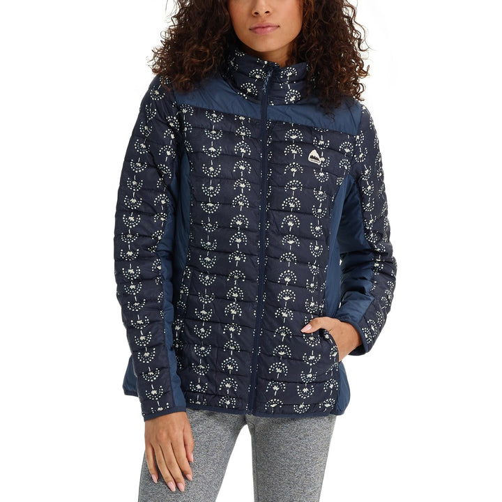 Burton Lyndon Evergreen Synthetic Down Collar Jacket - Women's Float Away/Mood Indigo
