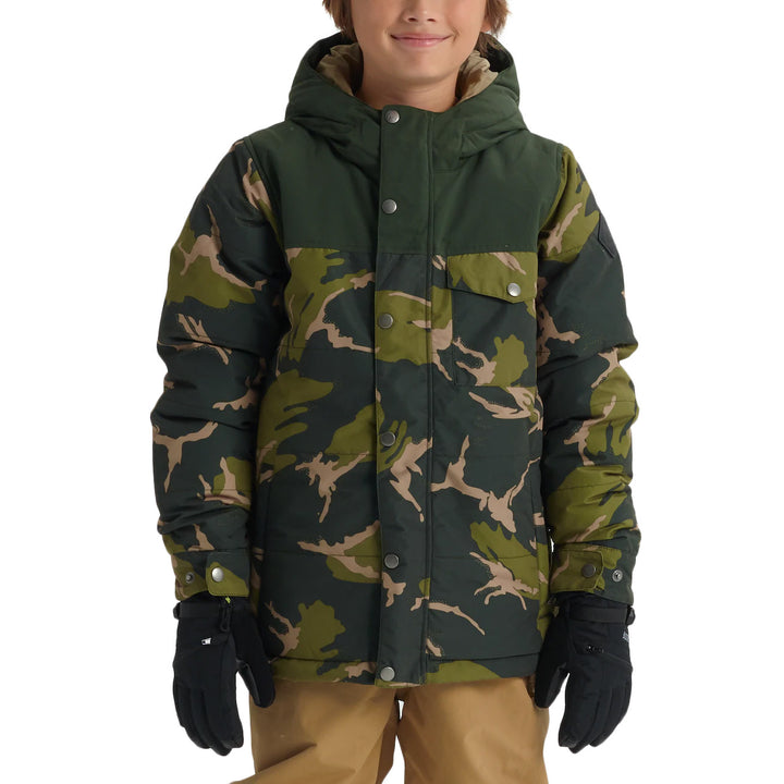 Burton Barnone Jacket - Boys' Mtn Camo/Resin