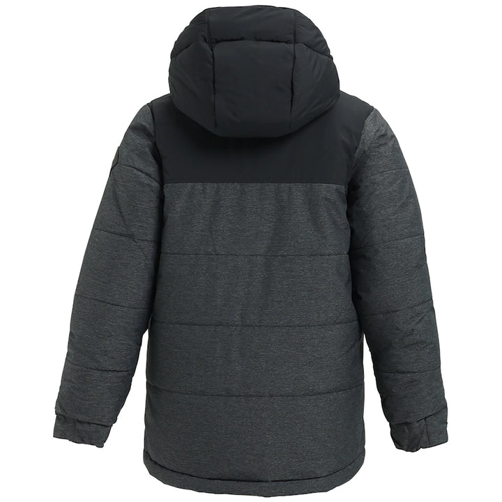 Burton Barnone Jacket - Boys' Monument Heather/True Black Heather
