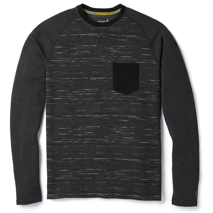 Smartwool Merino 250 Pocket Crew Top Charcoal/Black