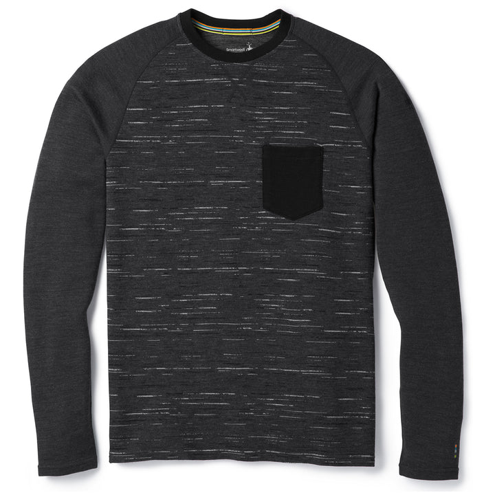 Smartwool Merino 250 Pocket Crew Top Charcoal/Black