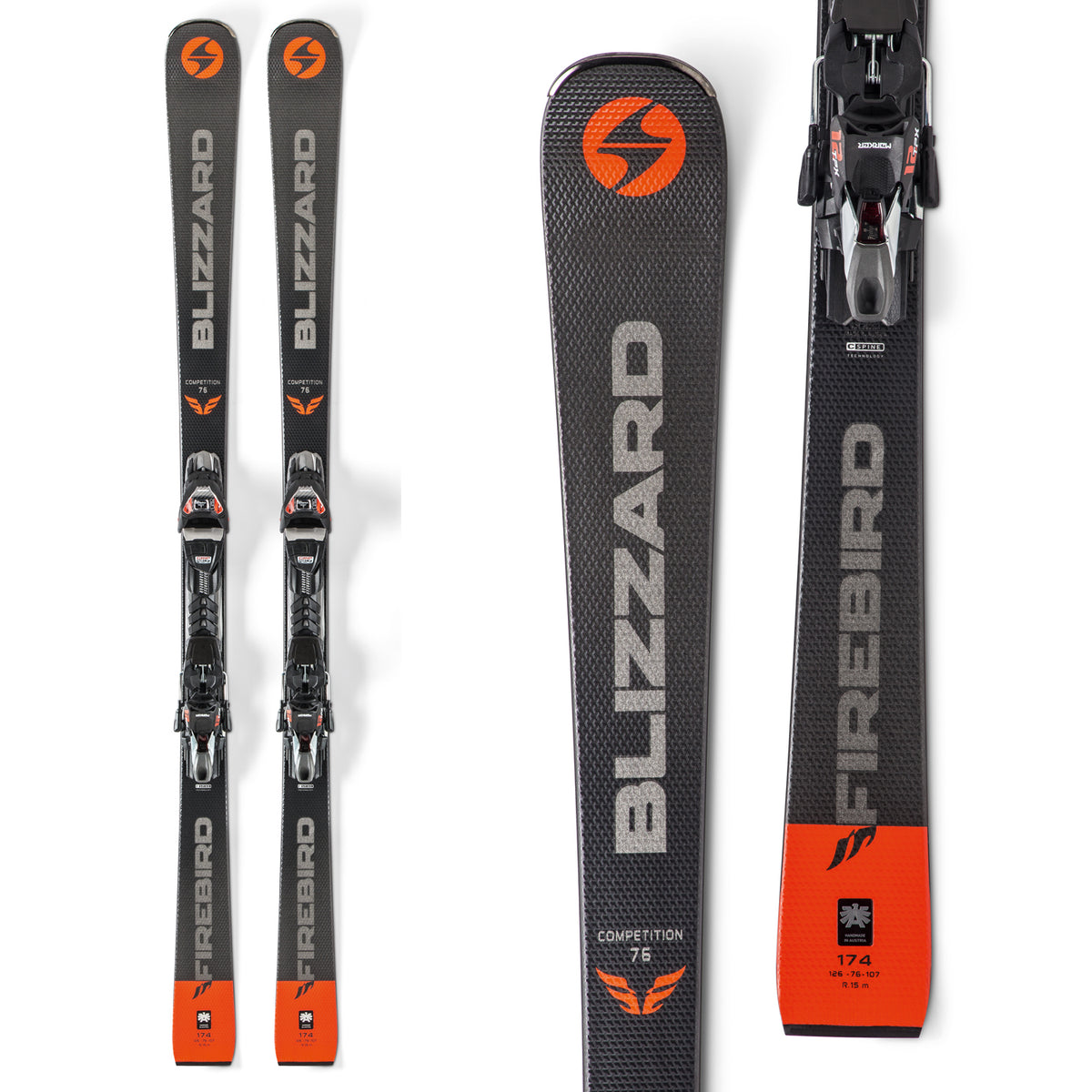 Blizzard Firebird Competition 76 Skis + TPX12 Demo Bindings 2020