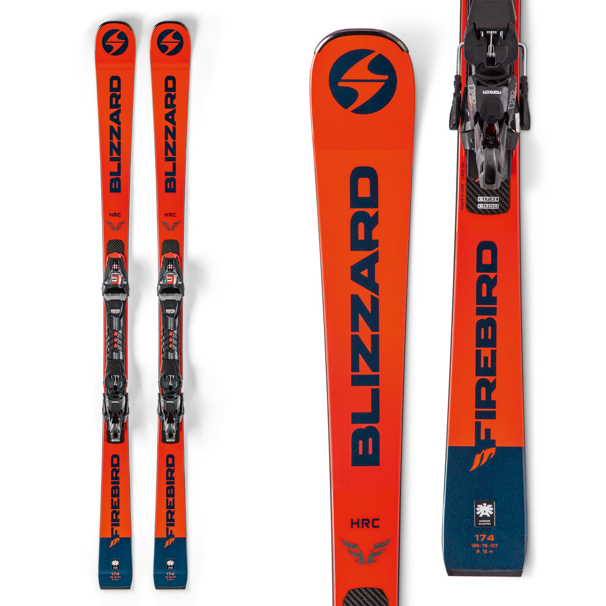 Blizzard Firebird WRC Skis + X-Cell 12 Bindings 2020