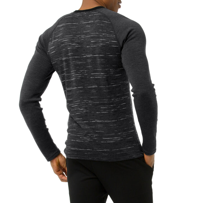 Smartwool Merino 250 Pocket Crew Top Charcoal/Black