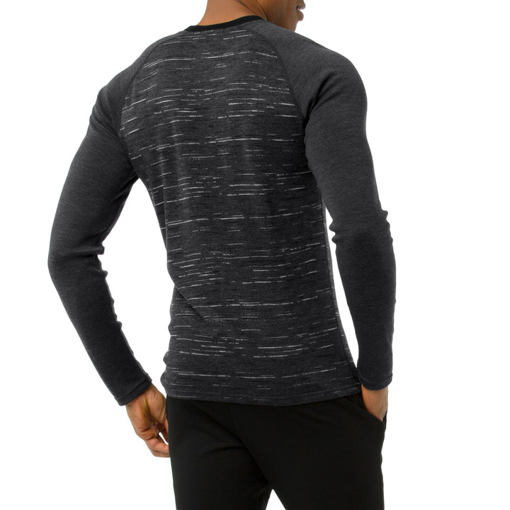 Smartwool Merino 250 Pocket Crew Top Charcoal/Black