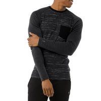 Smartwool Merino 250 Pocket Crew Top Charcoal/Black::Charcoal/Black