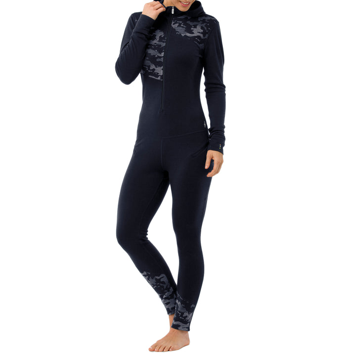 Smartwool Merino 250 Baselayer One Piece Suit - Women's Deep Navy/Purple Mist