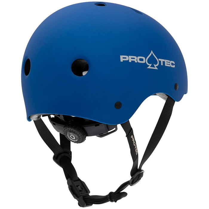 Pro-Tec Jr. Classic Fit Certified Skateboard Helmet - Big Kids' Matte Metallic Blue
