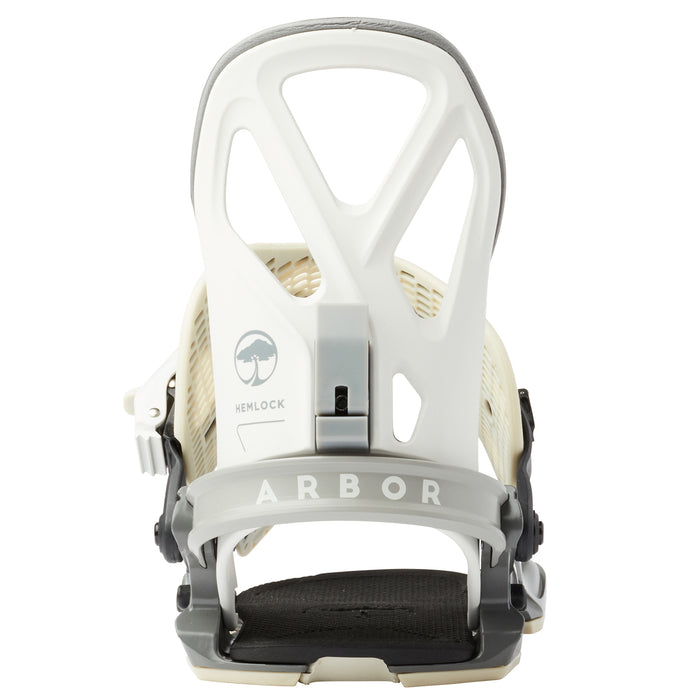 Arbor Hemlock Snowboard Bindings 2022 Grey