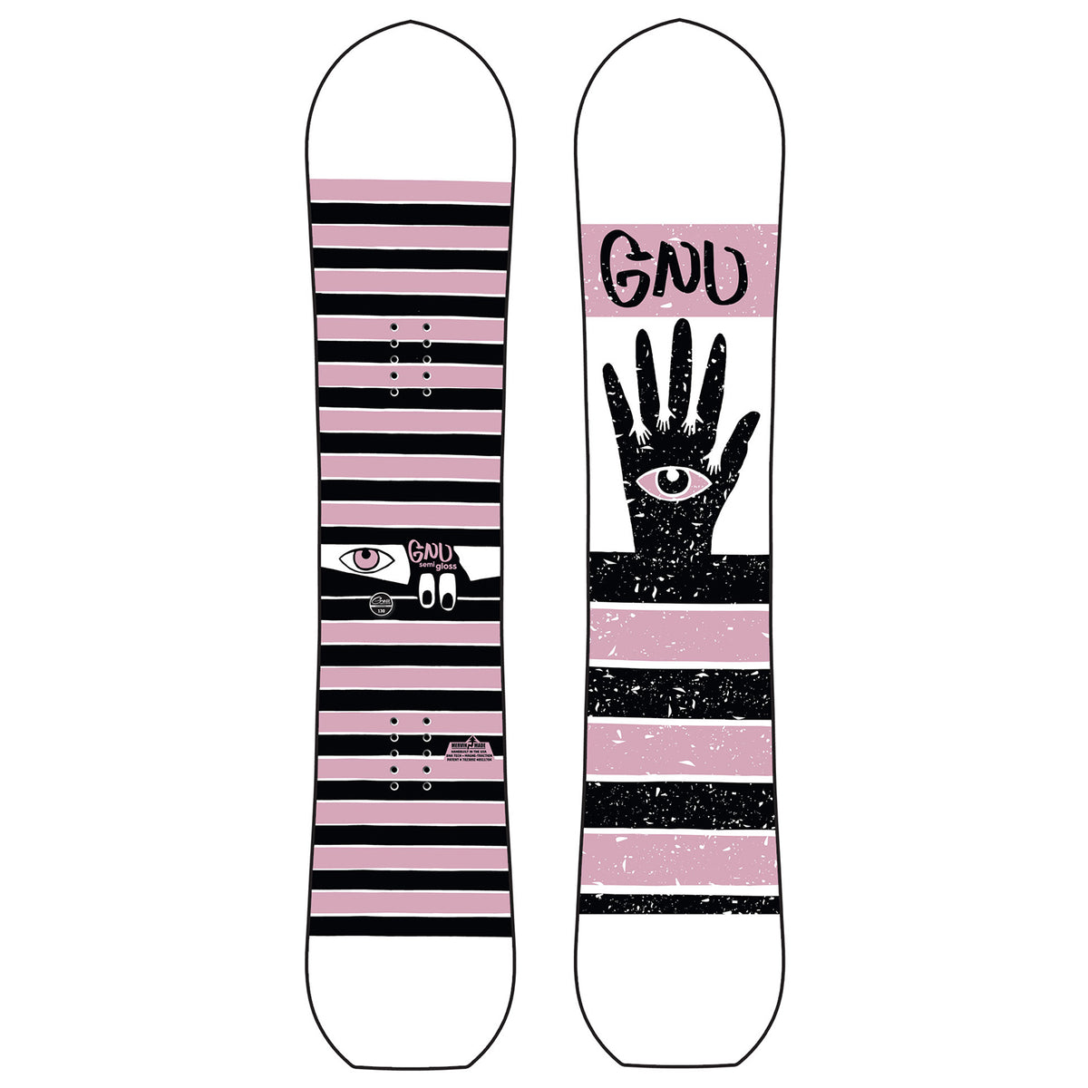 GNU Semi Gloss C2 Snowboard - Girls' 2020