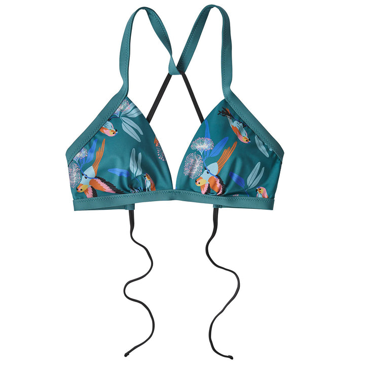 Patagonia Nanogrip Bikini Top - Women's Parrots Small: Tasmanian Teal