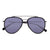 D'Blanc The Last Sunglasses Polished Black/Grey Flash