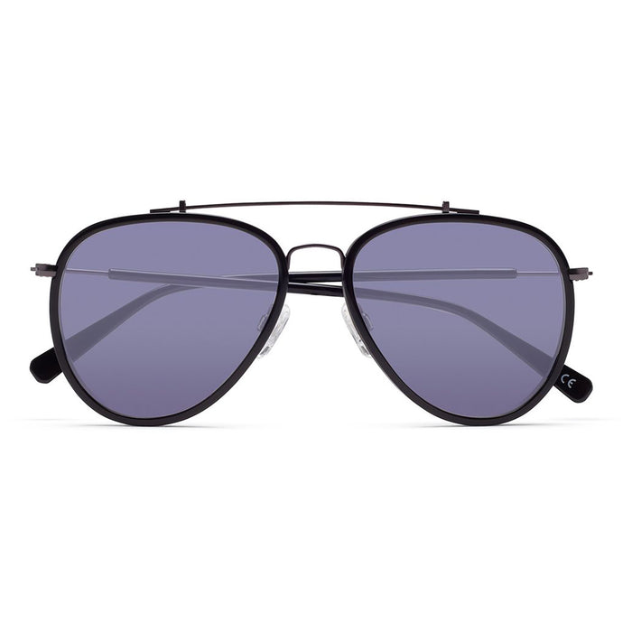 D'Blanc The Last Sunglasses Polished Black/Grey Flash