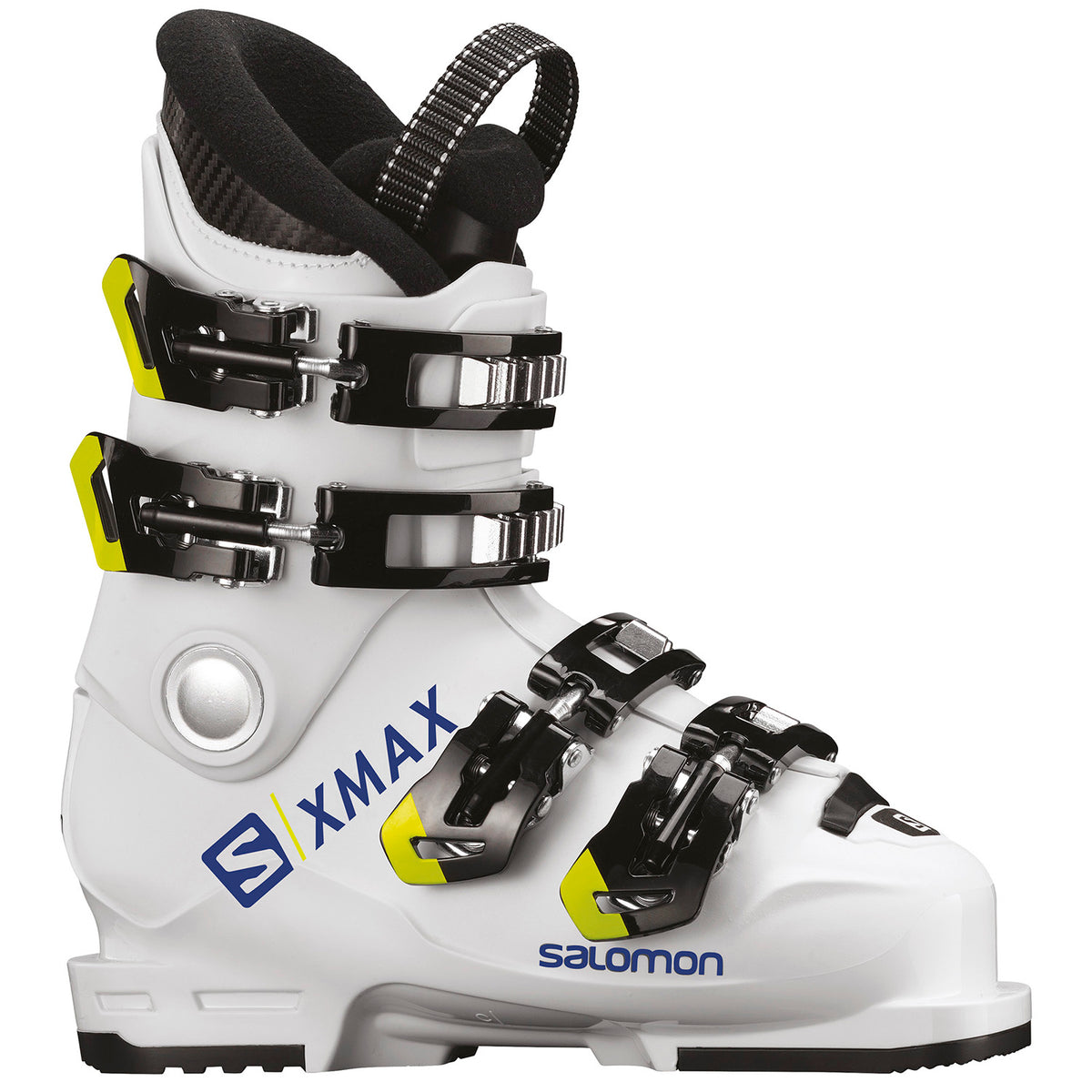 Salomon X Max 60T Alpine Ski Boots - Little Boys' 2019 White/Race Blue/Acid Green
