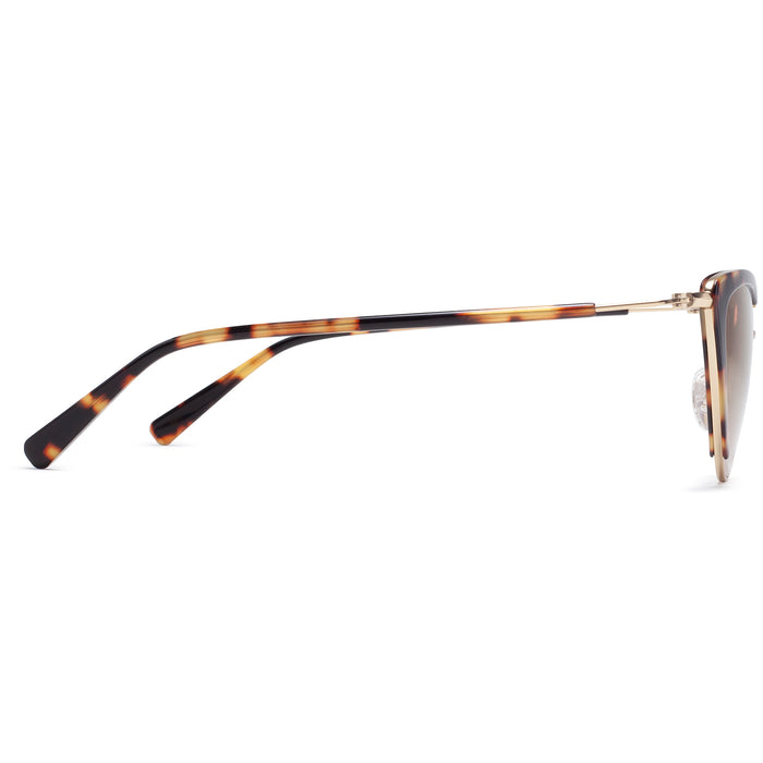 D'Blanc La Luna Sunglasses - Women's Amuse Leopard/Brown Flash Gradient