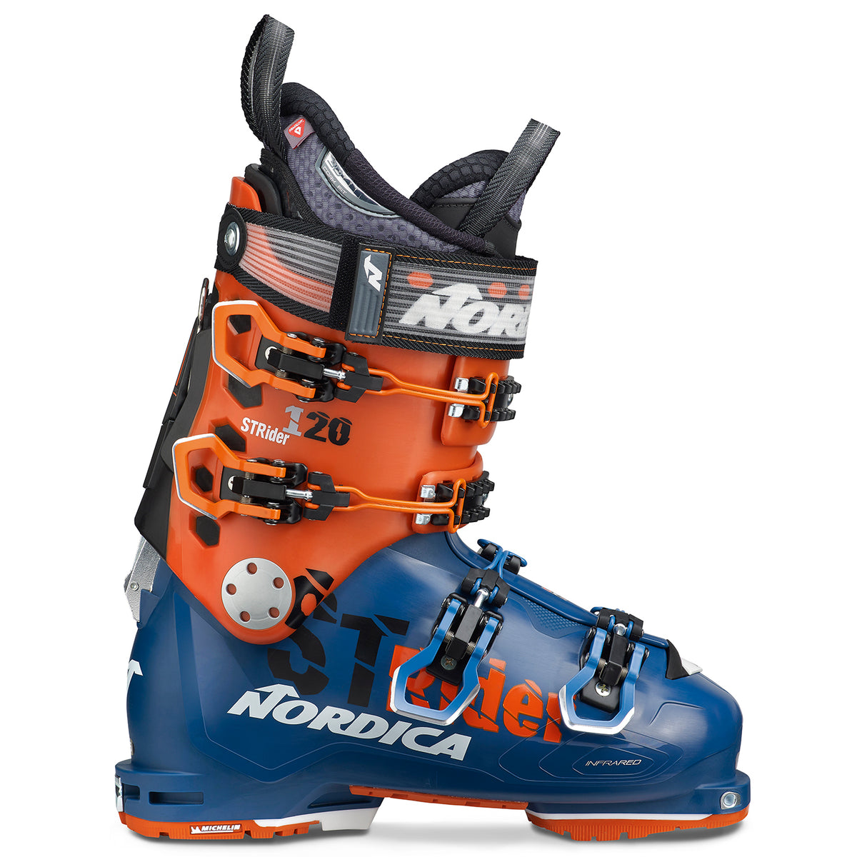 Nordica Strider 120 DYN Alpine Touring Ski Boots 2020 Blue/Orange
