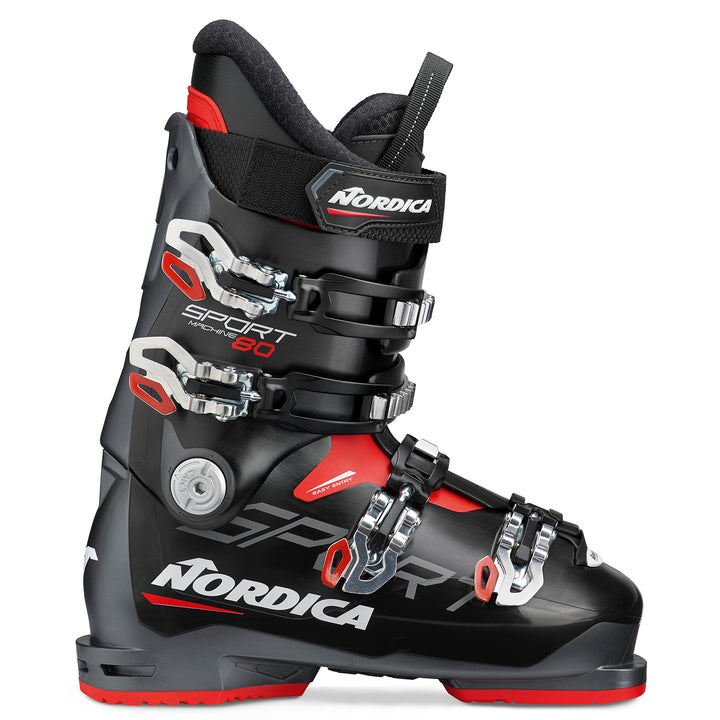 Nordica Sportmachine 80 Alpine Ski Boots 2023 Black/Anthracite/Red