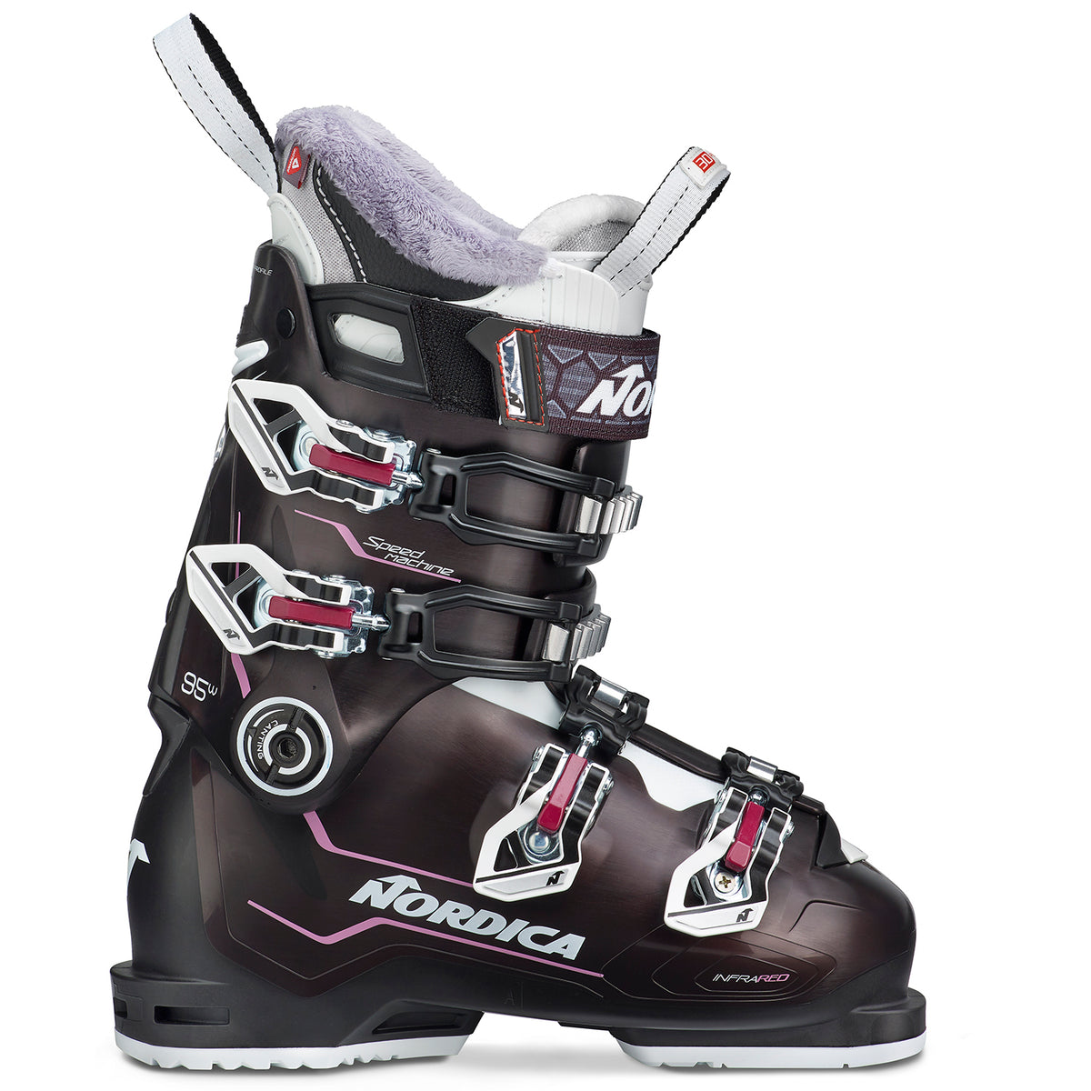 Nordica Speedmachine 95 W Alpine Ski Boots - Women's 2020 Dark Purple/Black/Purple