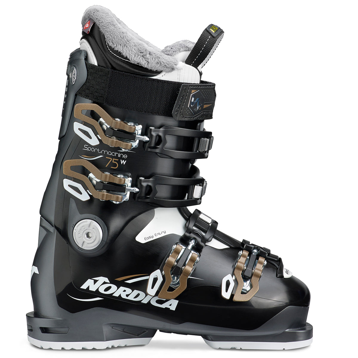Nordica Sportmachine 75 W Ski Boots - Women's 2020 Black/Anthracite/Bronze