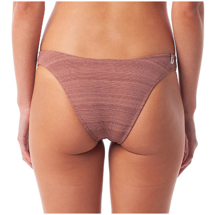 Rhythm Flashdance Hi Cut Bikini Bottoms - Women's Rosewood