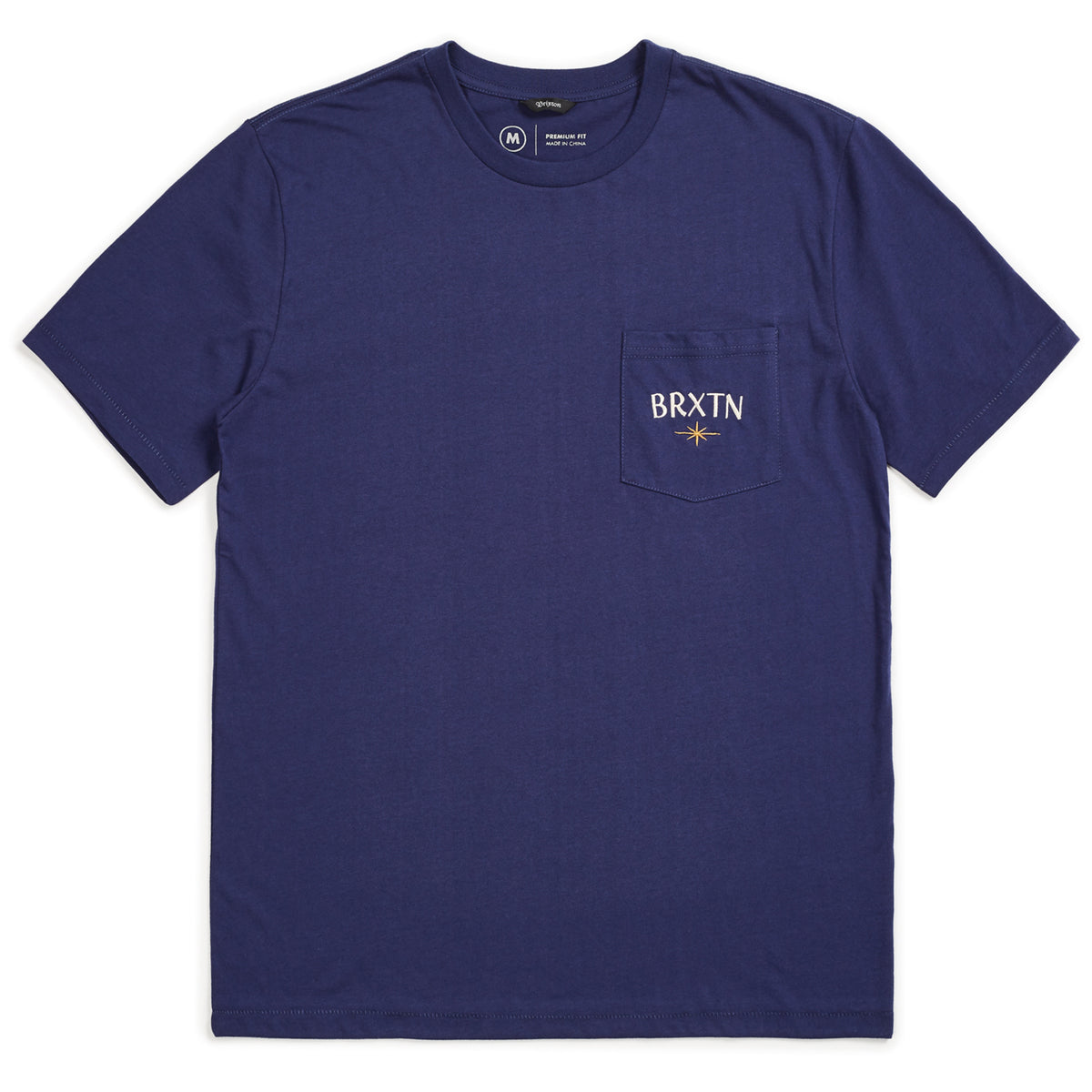Brixton Luster Pocket T-Shirt Patriot Blue