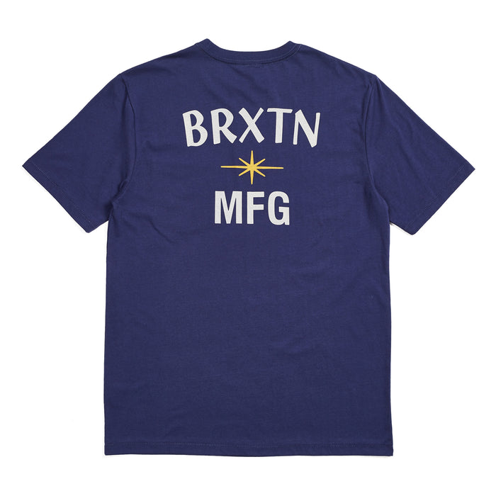 Brixton Luster Pocket T-Shirt Patriot Blue