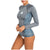 Rip Curl Trestles Long Sleeve Rashguard - Women's Dark Grey