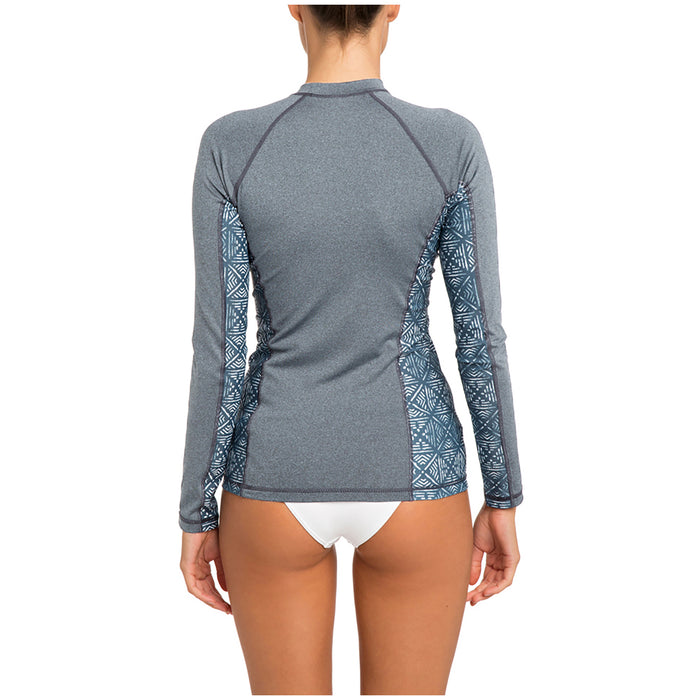Rip Curl Trestles Long Sleeve Rashguard - Women's Dark Grey