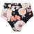 Roxy Full High-Waist Bikini Bottoms - Women's Anthracite Floral