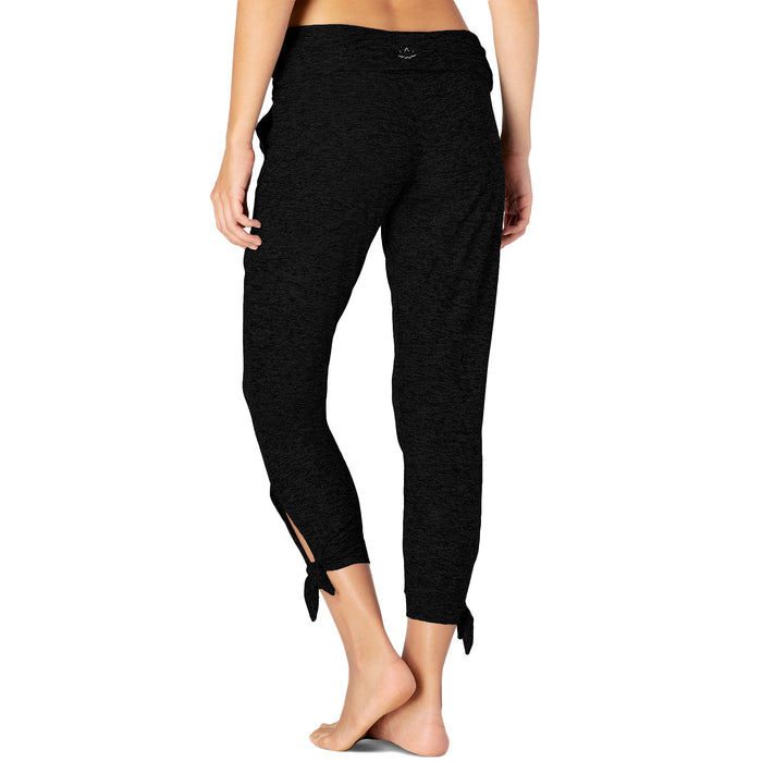 Beyond Yoga Keep It Lightweight And Easy Foldover Midi Sweatpants - Women's Darkest Night