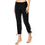 Beyond Yoga Keep It Lightweight And Easy Foldover Midi Sweatpants - Women's Darkest Night